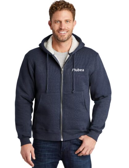 CornerStone® Heavyweight Sherpa-Lined Hooded Fleece Jacket